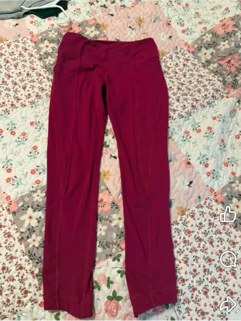 Tiger Friday Leggings Adult Large Deep Berry